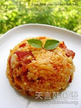 韩式泡菜培根炒饭